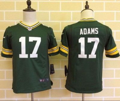 Youth Nike Packers #17 Davante Adams Green Team Color Stitched NFL Elite Jersey