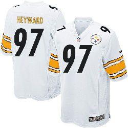 Youth Nike Steelers #97 Cameron Heyward White Stitched NFL Elite Jersey