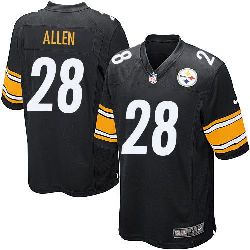 Youth Nike Steelers #28 Cortez Allen Black Team Color Stitched NFL Elite Jersey