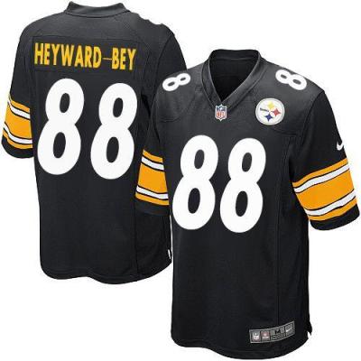 Youth Nike Steelers #88 Darrius Heyward-Bey Black Team Color Stitched NFL Elite Jersey