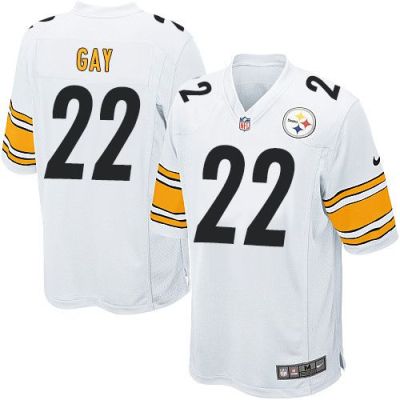 Youth Nike Steelers #22 William Gay White Stitched NFL Elite Jersey