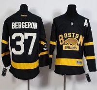 Youth Boston Bruins #37 Patrice Bergeron Black 2016 Winter Classic Stitched NHL Jersey