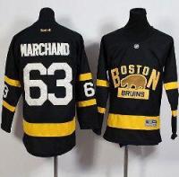 Youth Boston Bruins #63 Brad Marchand Black 2016 Winter Classic Stitched NHL Jersey