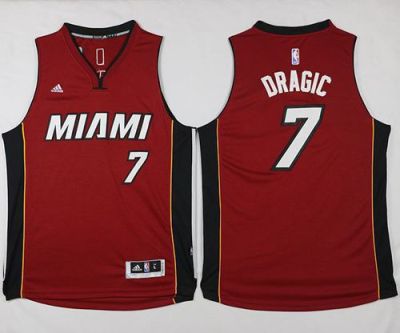 Miami Heat #7 Goran Dragic Red Stitched NBA Jersey