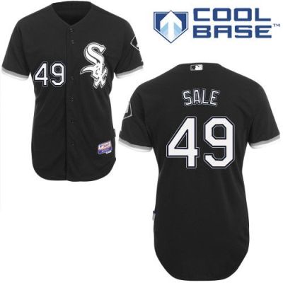 Chicago White Sox #49 Chris Sale Black Alternate Home Cool Base Stitched MLB Jersey