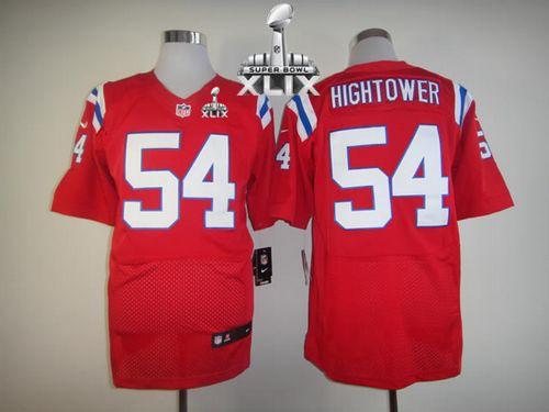 Nike Patriots #54 Dont'a Hightower Red Alternate Super Bowl XLIX Men's Stitched NFL Elite Jersey