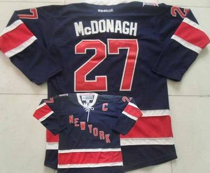 New York Rangers #27 Ryan McDonagh Navy Blue Stitched NHL Jersey New York Rangers #27 Ryan McDonagh Navy Blue Stitched NHL Jersey