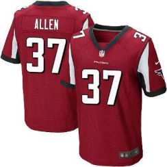 Nike Atlanta Falcons #37 Ricardo Allen Red Team Color Men's Stitched NFL Elite Jersey