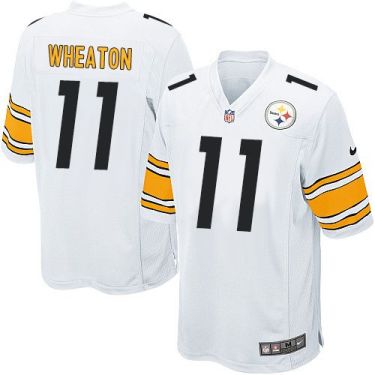 Youth Nike Pittsburgh Steelers #11 Markus Wheaton White Stitched NFL Elite Jersey