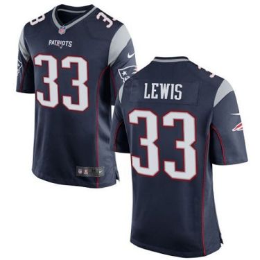 Youth Nike New England Patriots #33 Dion Lewis Navy Blue Team Color Stitched NFL New Elite Jersey