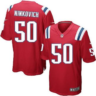 Youth Nike New England Patriots #50 Rob Ninkovich Red Alternate Stitched NFL Elite Jersey