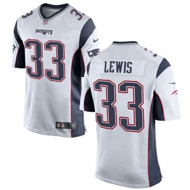Youth Nike New England Patriots #33 Dion Lewis White Stitched NFL New Elite Jersey