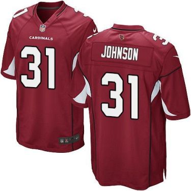 Youth Nike Arizona Cardinals #31 David Johnson Red Team Color Stitched NFL Elite Jersey