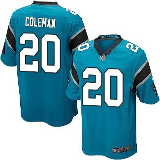 Youth Nike Carolina Panthers #20 Kurt Coleman Blue Alternate Stitched NFL Elite Jersey