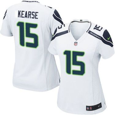 Women Nike Seattle Seahawks #15 Jermaine Kearse White Stitched NFL Elite Jersey