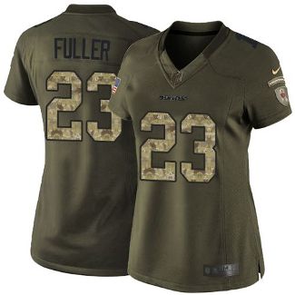 Women Nike Chicago Bears #23 Kyle Fuller Green Stitched NFL Limited Salute To Service Jersey