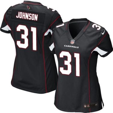 Women Nike Arizona Cardinals #31 David Johnson Black Alternate Stitched NFL Elite Jersey
