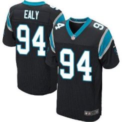 Nike Carolina Panthers #94 Kony Ealy Black Team Color Men's Stitched NFL Elite Jersey