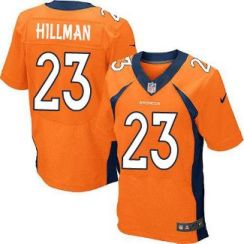 Nike Denver Broncos #23 Ronnie Hillman Orange Team Color Men's Stitched NFL New Elite Jersey