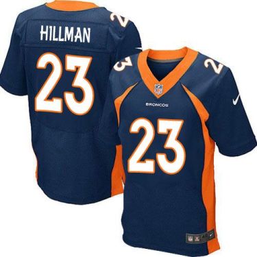 Nike Denver Broncos #23 Ronnie Hillman Navy Blue Alternate Men's Stitched NFL New Elite Jersey