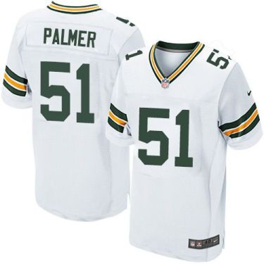 Nike Green Bay Packers #51 Nate Palmer White Men's Stitched NFL Elite Jersey