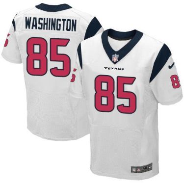 Nike Houston Texans #85 Nate Washington White Men's Stitched NFL Elite Jersey