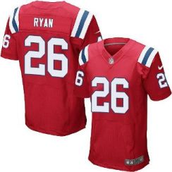 Nike New England Patriots #26 Logan Ryan Red Alternate Men's Stitched NFL Elite Jersey
