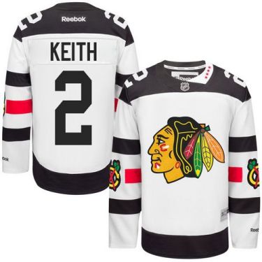 Youth Chicago Blackhawks #2 Duncan Keith White 2016 Stadium Series Stitched NHL Jersey