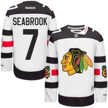 Chicago Blackhawks #7 Brent Seabrook White 2016 Stadium Series Stitched NHL Jersey