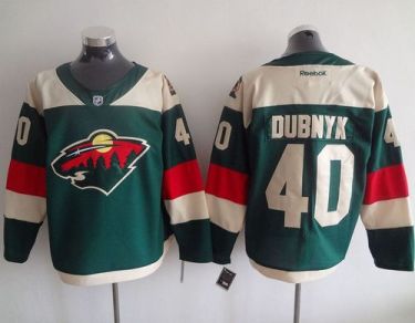 Minnesota Wild #40 Devan Dubnyk Green 2016 Stadium Series Stitched NHL Jersey