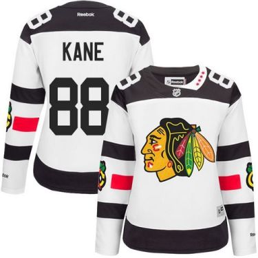 Women Chicago Blackhawks #88 Patrick Kane White 2016 Stadium Series Stitched NHL Jersey
