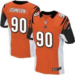 Nike Cincinnati Bengals #90 Michael Johnson Orange Alternate Men's Stitched NFL Elite Jersey