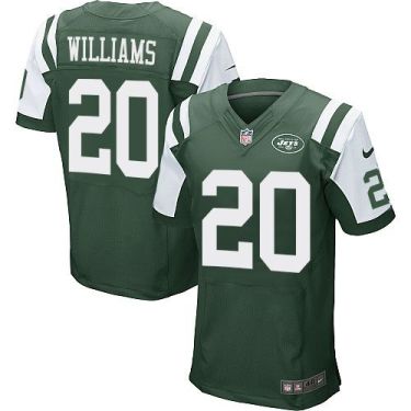 Nike New York Jets #20 Marcus Williams Green Team Color Men's Stitched NFL Elite Jersey