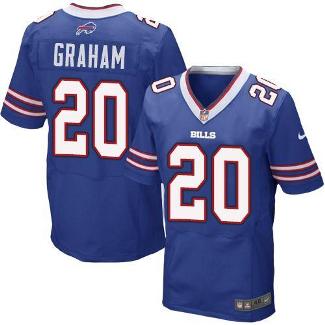Nike Buffalo Bills #20 Corey Graham Royal Blue Team Color Men's Stitched NFL New Elite Jersey