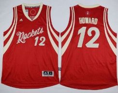 Houston Rockets #12 Dwight Howard Red 2015-2016 Christmas Day Stitched NBA Jersey