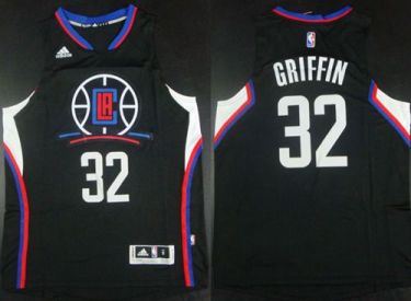 Los Angeles Clippers #32 Blake Griffin Black Climacool Stitched NBA Jersey