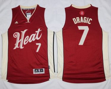 Miami Heat #7 Goran Dragic Red 2015-2016 Christmas Day Stitched NBA Jersey