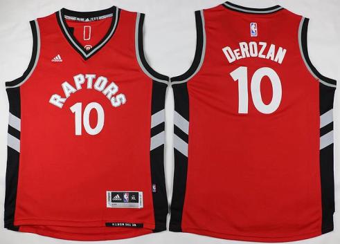 Youth Toronto Raptors #10 DeMar DeRozan Red Stitched NBA Jersey