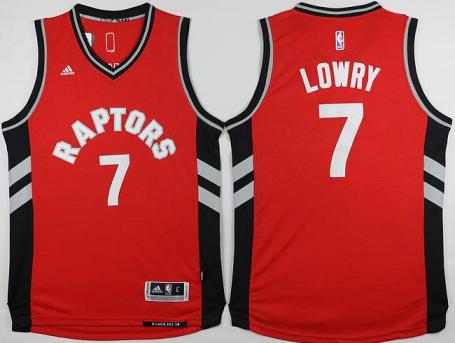 Toronto Raptors #7 Kyle Lowry Red Revolution 30 Swingman NBA Jersey