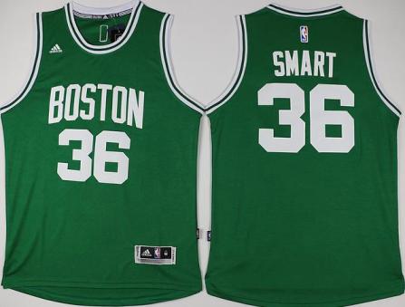 Boston Celtics #36 Marcus Smart Green Stitched NBA Jersey