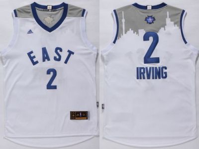 Cavaliers #2 Kyrie Irving White 2016 All Star Stitched NBA Jersey