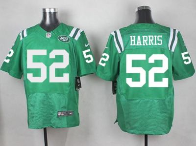 Nike Jets #52 David Harris Green Men's Stitched NFL Elite Rush Jersey