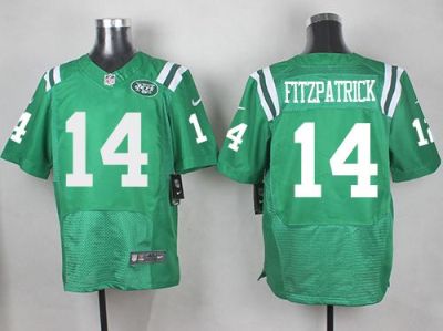 Nike Jets #14 Ryan Fitzpatrick Green Men's Stitched NFL Elite Rush Jersey