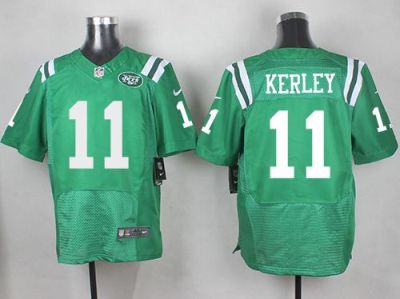 Nike Jets #11 Jeremy Kerley Green Men's Stitched NFL Elite Rush Jersey