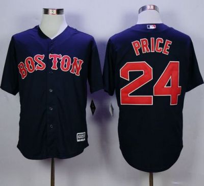 Red Sox #24 David Price Navy Blue New Cool Base Stitched MLB Jersey