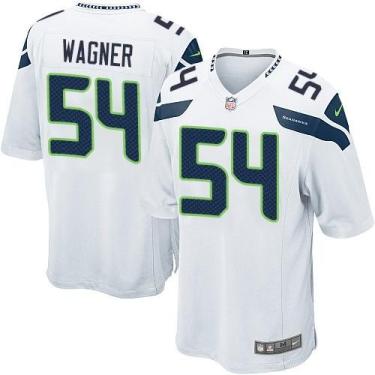 Nike Seattle Seahawks #54 Bobby Wagner White Men's Stitched NFL Game Jersey
