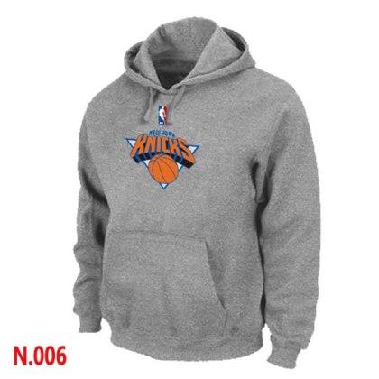 Mens New York Knicks L.Grey Pullover Hoodie
