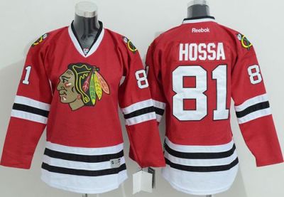 Youth Chicago Blackhawks #81 Marian Hossa Stitched Red NHL Jersey