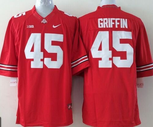 Youth Ohio State Buckeyes #45 Archie Griffin Red Stitched NCAA Jersey
