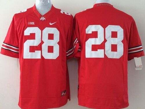 Youth Ohio State Buckeyes #28 Dominic Clarke Red Stitched NCAA Jersey